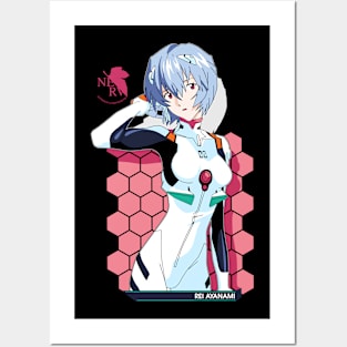 Rei Ayanami - Neon Genesis Evangelion Posters and Art